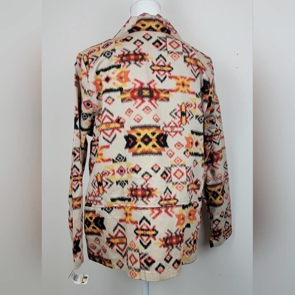 Breckenridge Aztec Print woman’s plus khaki red painted desert Jacket Size 1X - Picture 11 of 11